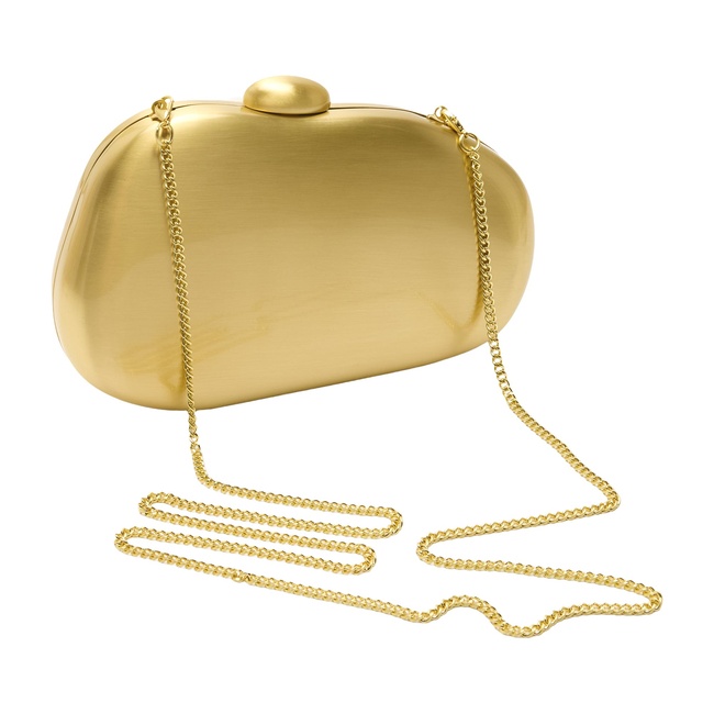 Женская золотая сумка Parfois артикул 217650 _OG FW2025 Фото ракурс 2 - Женская золотая сумка Parfois артикул 217650 _OG FW2025
