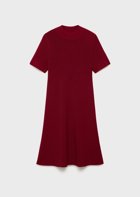 Жіноча бордова сукня Mango артикул 17024099 77 1 season Фото ракурс 3 - Жіноча бордова сукня Mango артикул 17024099 77 1 season