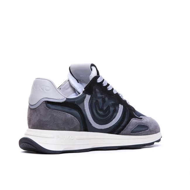Жіночі чорні кросівки Pinko артикул SS0087-P076 Z99 FW2025 Фото ракурс 3 - Жіночі чорні кросівки Pinko артикул SS0087-P076 Z99 FW2025