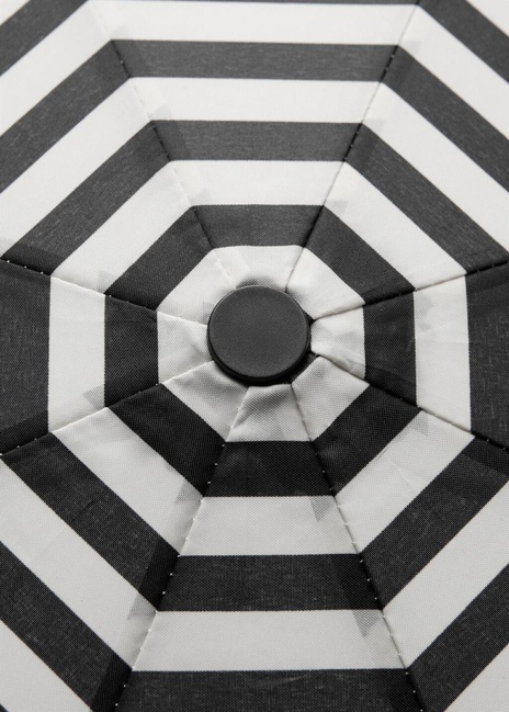 Жіноча чорна парасоля Mango артикул 27081176 99 2 season Фото ракурс 4 - Жіноча чорна парасоля Mango артикул 27081176 99 2 season