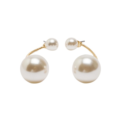 Фото ракурс 2 - Женские белые серьги Parfois артикул 239446 _PE FW2025