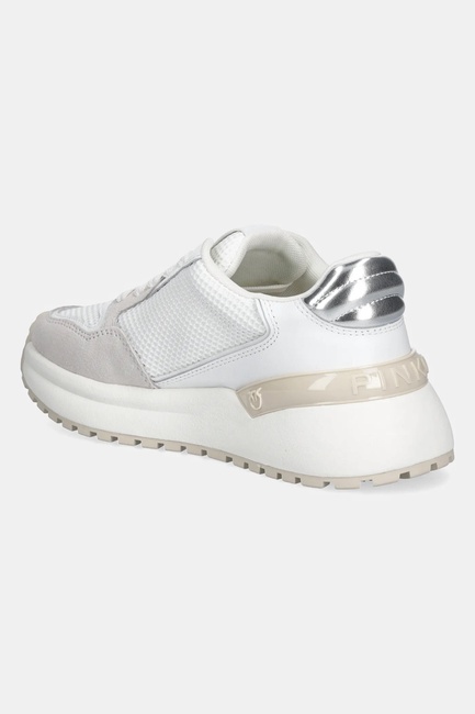 Фото ракурс 4 - Женские белые кроссовки Pinko артикул SS0055-P074 Z1B SS2025