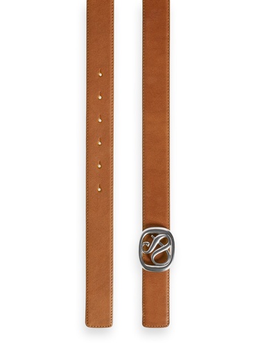 Фото ракурс 2 - Жіночий коричневий ремінь SCOTCH & SODA артикул UF900990M U294 FW2025