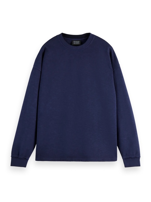 Фото ракурс 5 - Чоловічий синій світшот SCOTCH & SODA артикул 181277 411 FW2025