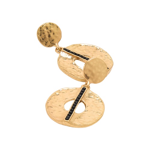 Фото ракурс 2 - Женские золотые серьги Parfois артикул 233001 _BK FW2025