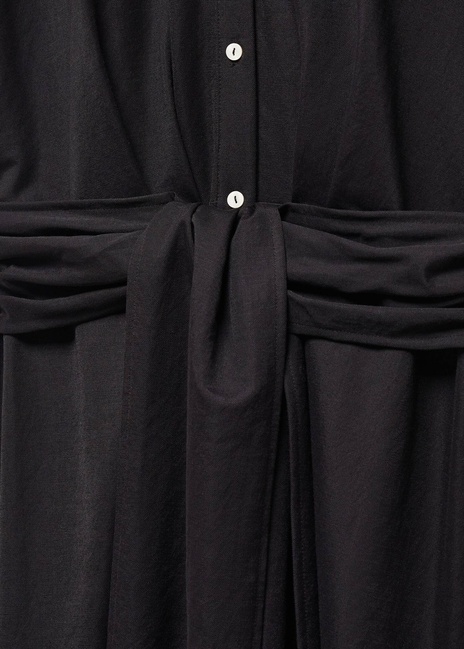 Фото ракурс 5 - Жіноча чорна сукня Mango артикул 67090435 99 6 season