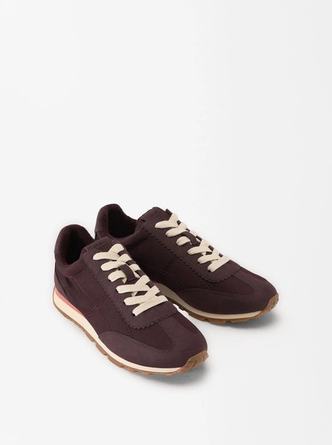 Жіночі бордові кросівки Parfois артикул 222435 _BU FW2024 Фото ракурс 7 - Жіночі бордові кросівки Parfois артикул 222435 _BU FW2024