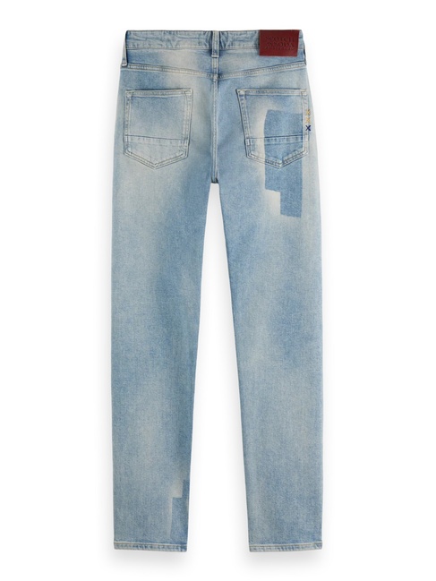 Фото ракурс 6 - Чоловічі блакитні джинси SCOTCH & SODA артикул 180866 410 FW2025