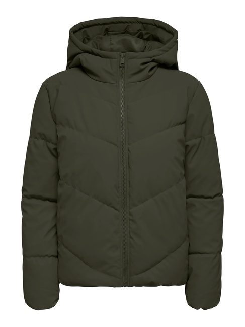 Жіноча зелена куртка Only артикул 15277952 forest night FW2025 Фото ракурс 3 - Жіноча зелена куртка Only артикул 15277952 forest night FW2025