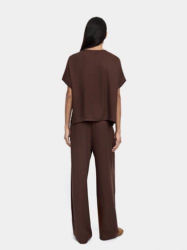 Фото ракурс 2 - Жіночі коричневі штани Parfois артикул 240798 _BN FW2025
