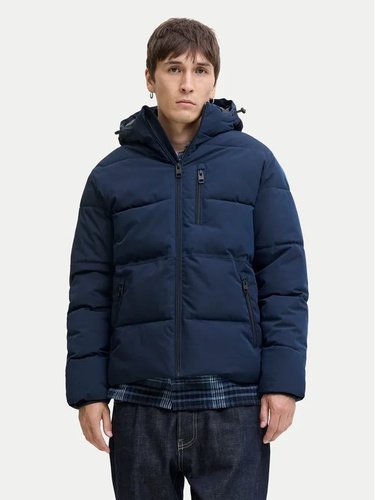 Фото ракурс 1 - Мужская синяя куртка Jack & Jones артикул 12278792 Sky Captain FW2025