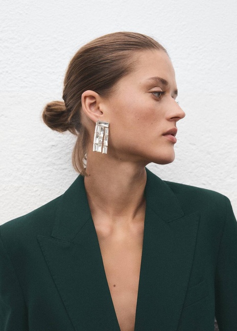 Жіночий зелений пiджак Mango артикул 17079211 43 1 season Фото ракурс 4 - Жіночий зелений пiджак Mango артикул 17079211 43 1 season