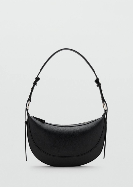 Фото ракурс 1 - Жіноча чорна сумка Mango артикул 27091216 99 2 season