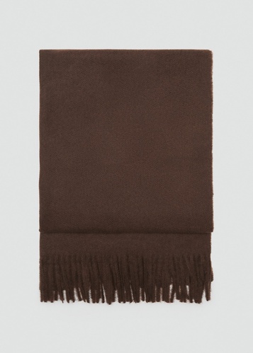 Фото ракурс 1 - Жіночий коричневий шарф Mango артикул 17095145 32 1 season