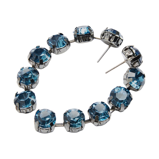 Фото ракурс 3 - Женские синие серьги Parfois артикул 242697 _BL FW2025