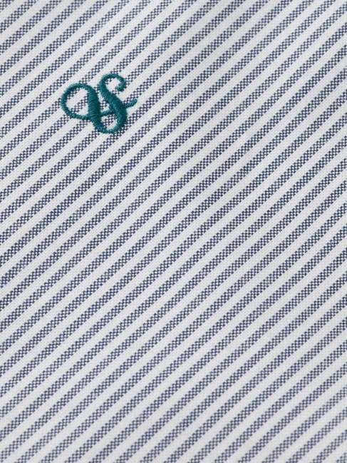 Мужская серая рубашка SCOTCH & SODA артикул 181231 301 FW2025 Фото ракурс 7 - Мужская серая рубашка SCOTCH & SODA артикул 181231 301 FW2025