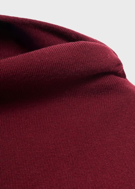 Фото ракурс 6 - Женский бордовый джемпер Mango артикул 17024107 76 1 season
