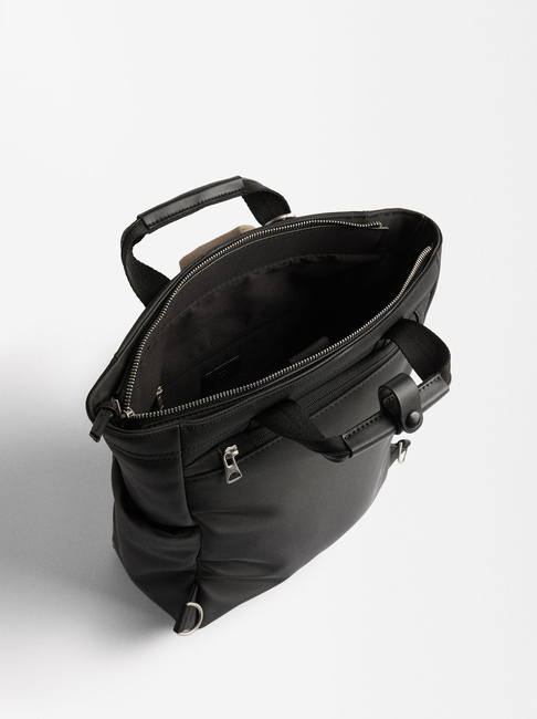 Фото ракурс 5 - Жіночий чорний рюкзак Parfois артикул 228707 _BK SS2025