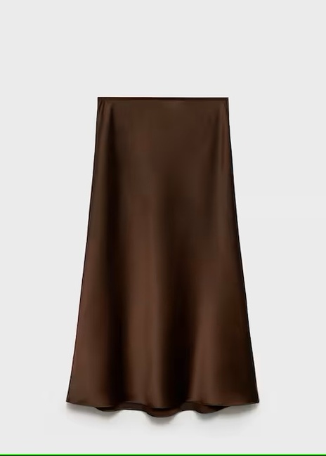 Фото ракурс 5 - Женская коричневая юбка Mango артикул 87970455 32 8 season