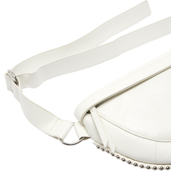 Женская белая сумка Parfois артикул 236995 _WT FW2025 Фото ракурс 3 - Женская белая сумка Parfois артикул 236995 _WT FW2025