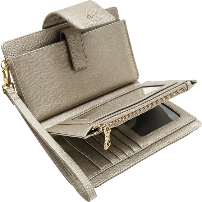 Жіночий срібний гаманець Parfois артикул 205721 _SV FW2025 Фото ракурс 5 - Жіночий срібний гаманець Parfois артикул 205721 _SV FW2025