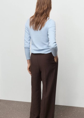 Фото ракурс 2 - Жіночий блакитний джемпер Mango артикул 17007793 50 1 season