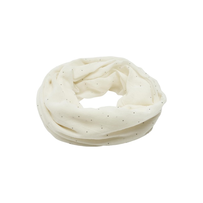 Женский молочный шарф Parfois артикул 241384 _EC FW2025 Фото ракурс 2 - Женский молочный шарф Parfois артикул 241384 _EC FW2025
