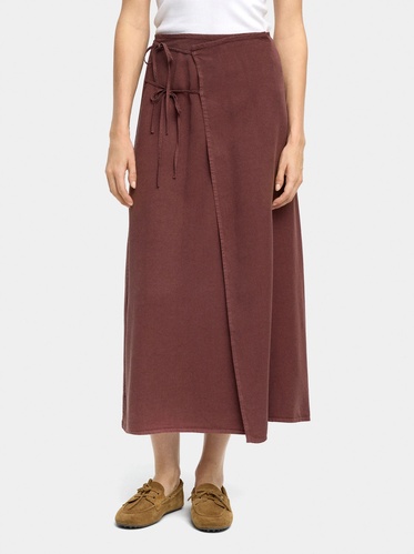 Фото ракурс 1 - Жіноча коричнева спiдниця Parfois артикул 234108 _DB FW2025