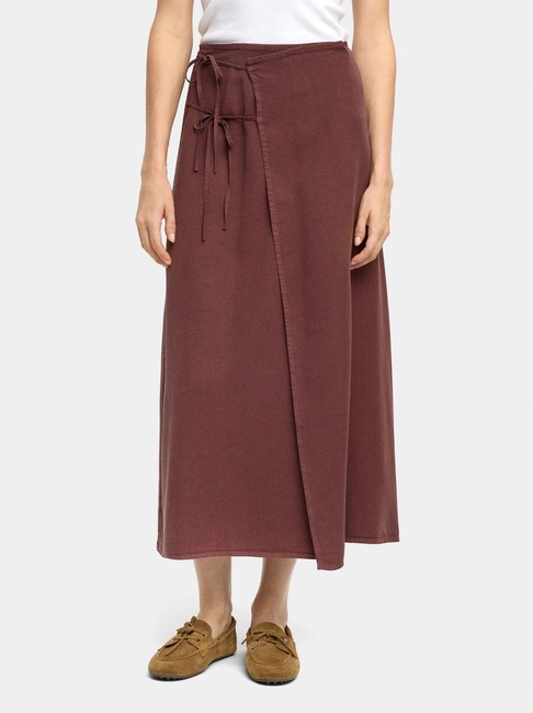 Жіноча коричнева спiдниця Parfois артикул 234108 _DB FW2025 Фото ракурс 1 - Жіноча коричнева спiдниця Parfois артикул 234108 _DB FW2025