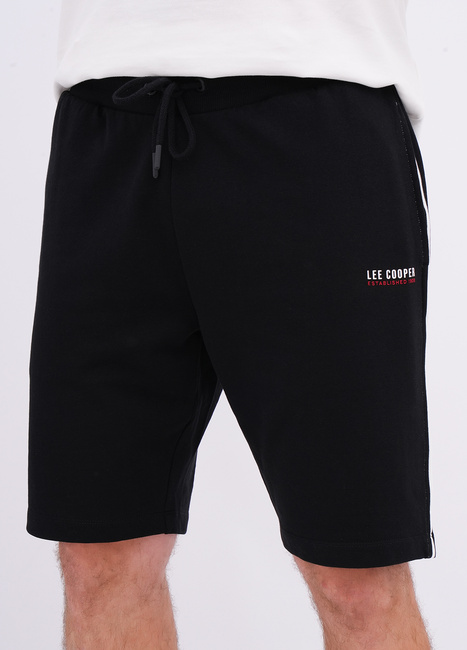 Фото ракурс 1 - Чоловічі чорні шорти Lee Cooper артикул LCM251-5032 Black FW2025