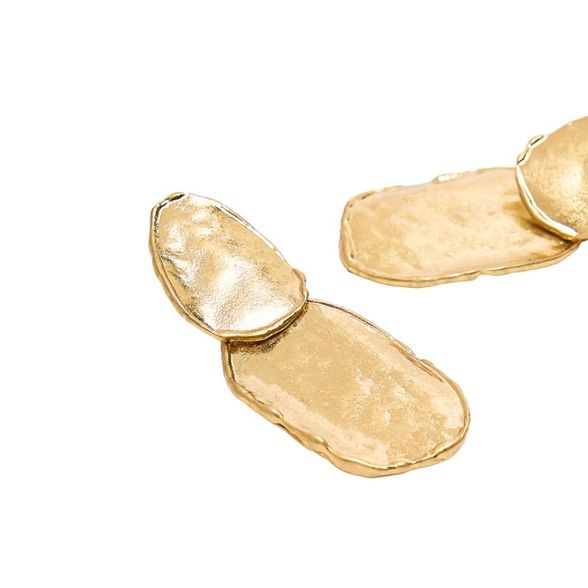 Фото ракурс 2 - Жіночі золоті сережки Parfois артикул 237718 _GD FW2025