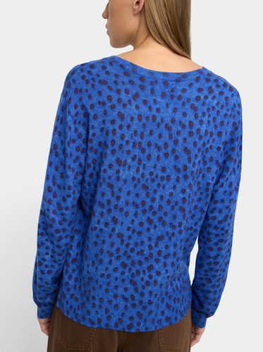 Фото ракурс 2 - Жіночий синій светр Parfois артикул 238083 _BL FW2025