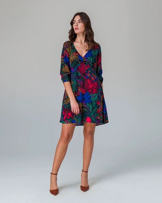 Жіноча різнокольорова сукня Piazza Italia артикул 32760 VAR 2 SS2025 Фото ракурс 3 - Жіноча різнокольорова сукня Piazza Italia артикул 32760 VAR 2 SS2025