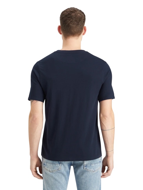 Фото ракурс 2 - Чоловіча синя футболка SCOTCH & SODA артикул 179191 401 FW2025