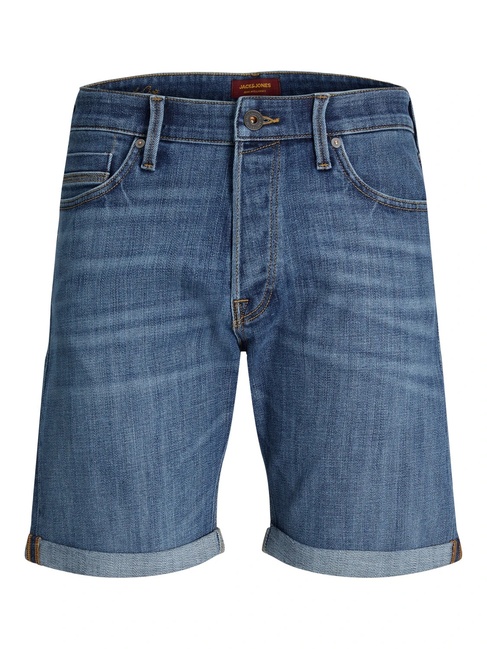 Фото ракурс 3 - Чоловічі сині шорти Jack & Jones артикул 12249092 Blue denim SS2024