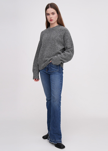 Фото ракурс 1 - Жіночий сірий светр EQUILIBRI артикул W342 085 000 Anthracite FW2025