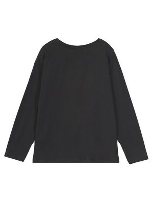 Фото ракурс 5 - Чёрный реглан для девочек Piazza Italia артикул 11398 Black SS2024