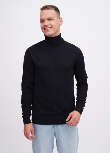 Фото ракурс 1 - Чоловічий синій светр EQUILIBRI артикул M342 003 000 NAVY BLUE FW2025