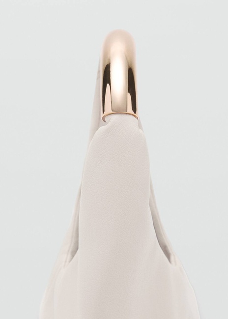 Женская молочная сумка Mango артикул 17004452 02 1 season Фото ракурс 3 - Женская молочная сумка Mango артикул 17004452 02 1 season