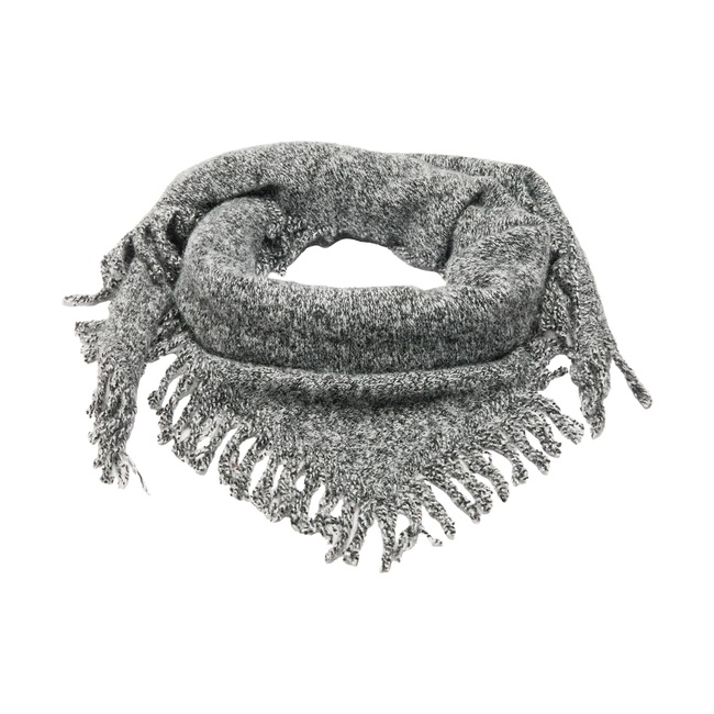 Женский серый шарф Parfois артикул 240497 _DM FW2025 Фото ракурс 2 - Женский серый шарф Parfois артикул 240497 _DM FW2025