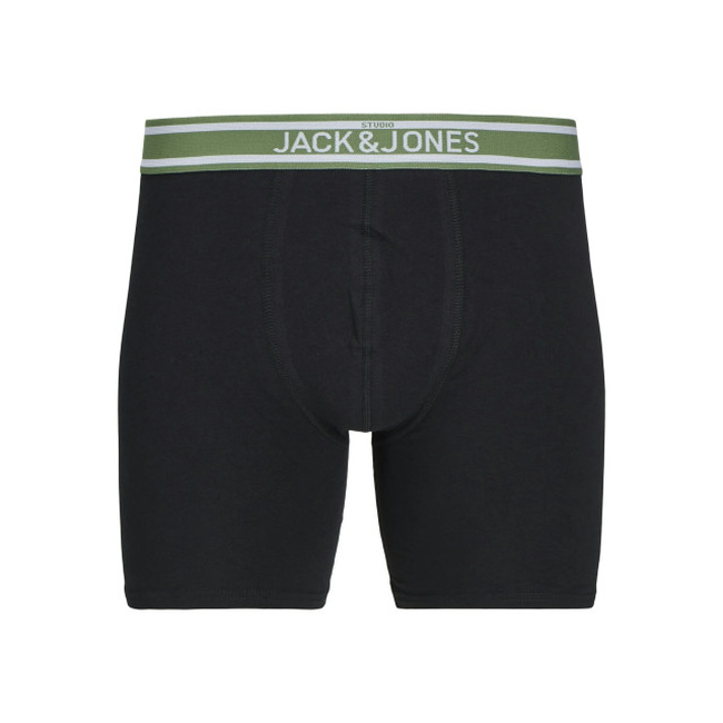 Фото ракурс 3 - Чоловічий чорний набір білизни Jack & Jones артикул 12272166 Black SS2025