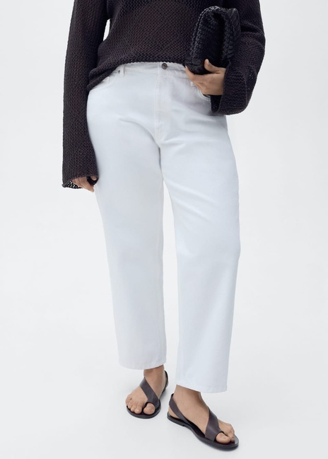 Фото ракурс 6 - Жіночі білі джинси Mango артикул 87056368 01 8 season