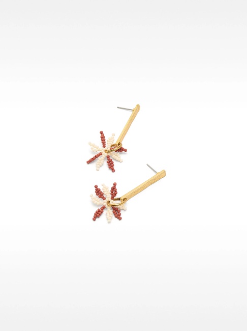 Фото ракурс 2 - Жіночі золоті сережки Parfois артикул 232927 _HM SS2025