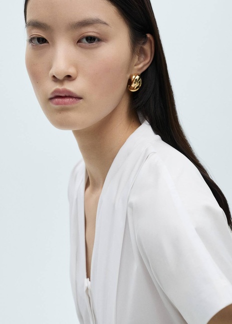 Жіноча біла сукня Mango артикул 87060582 01 8 season Фото ракурс 4 - Жіноча біла сукня Mango артикул 87060582 01 8 season