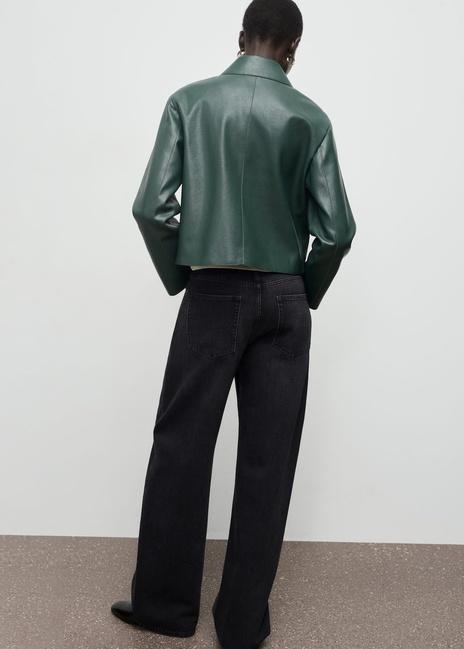 Фото ракурс 2 - Жіноча зелена куртка Mango артикул 17094433 43 1 season