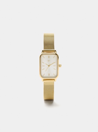 Фото ракурс 1 - Женские золотые часы Parfois артикул 241197 _GD FW2025