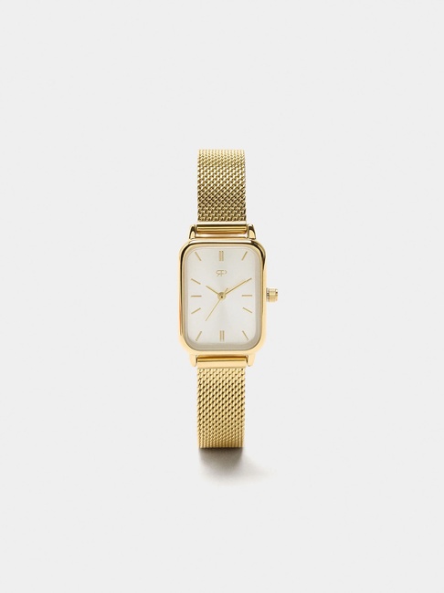 Жіночий золотий годинник Parfois артикул 241197 _GD FW2025 Фото ракурс 1 - Жіночий золотий годинник Parfois артикул 241197 _GD FW2025