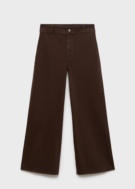 Женские коричневые джинсы Mango артикул 17096349 32 1 season Фото ракурс 3 - Женские коричневые джинсы Mango артикул 17096349 32 1 season