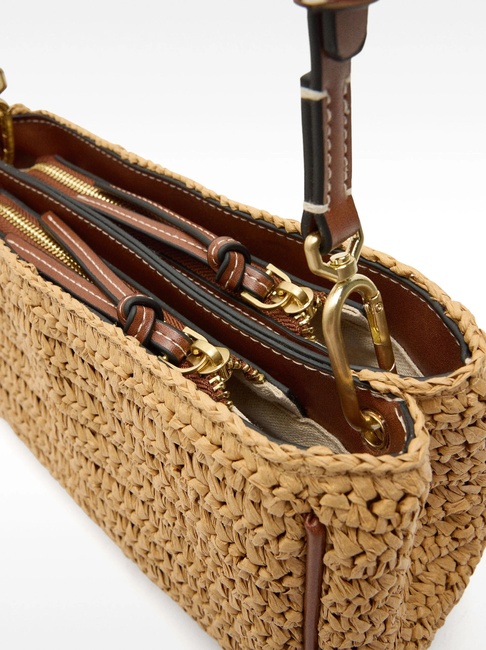 Женская бежевая сумка Parfois артикул 229894 NCM FW2025 Фото ракурс 4 - Женская бежевая сумка Parfois артикул 229894 NCM FW2025