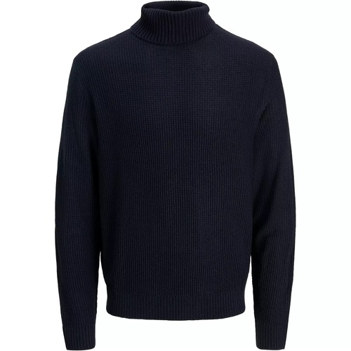 Фото ракурс 1 - Мужской синий джемпер Jack & Jones артикул 12279279 Sky Captain FW2025